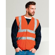 UCC 4 BAND SAFETY WAISTCOAT (ORANGE)